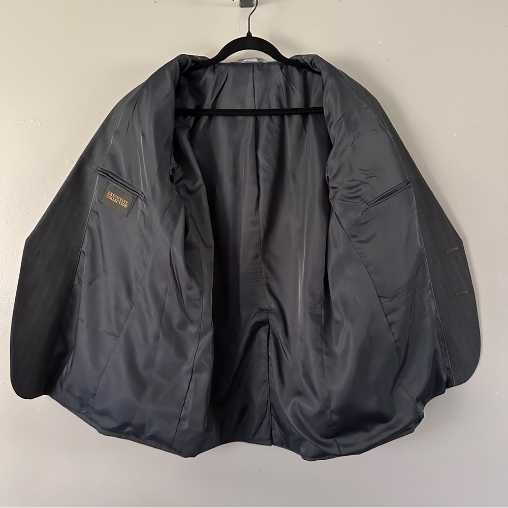 Executive Collection Single-Breasted Suit Jacket‎ Only | Black - Picture 8 of 9